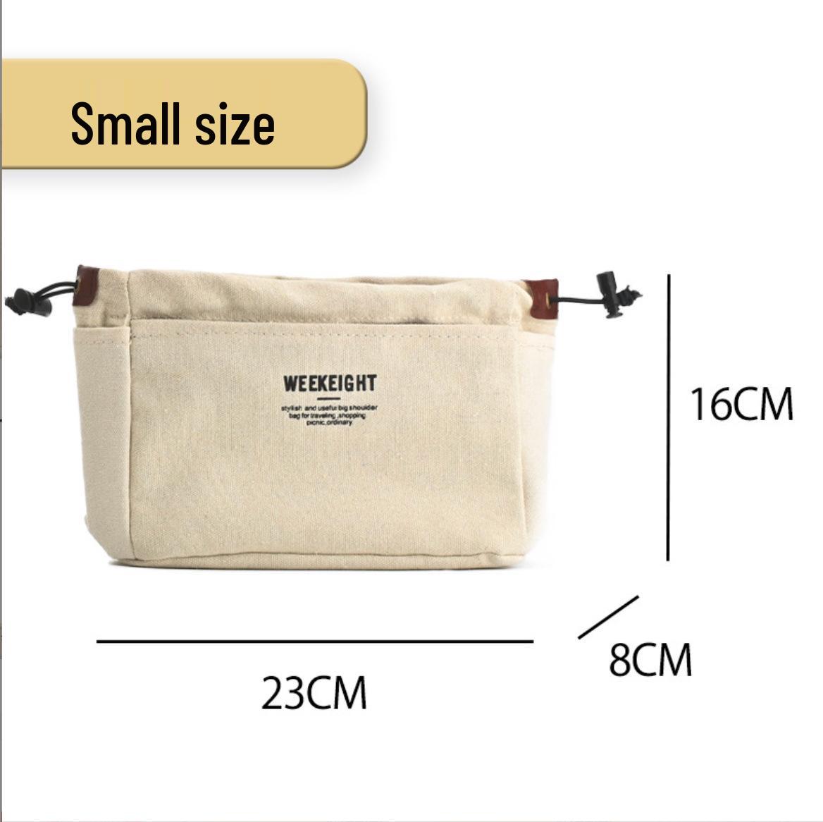 

Простой модный холщовый мешок на кулиске: Трехмерное портативное хранение для путешествий, полиэстер-хлопок