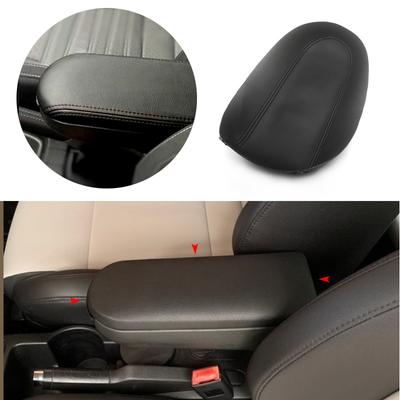 Car Center Armrest Control Box Cover Microfiber Leather Sticker Trim For VW Golf 4 MK4 Jetta Bora Beetle Passat B5 1999 -
