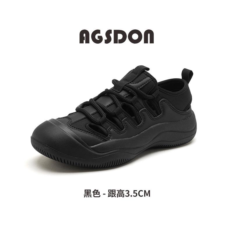 Augustine Roman sandals women's 2025 new summer baotou sandals sports platform muffin dad sandals