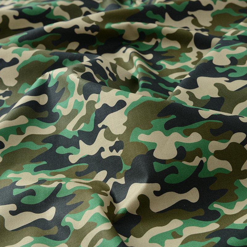Camouflage Cotton Fabric for DIY Sewing Needlework Clothes Short Sleeve Pants Sewing Desert Ocean Forest Printed Textile Cloth