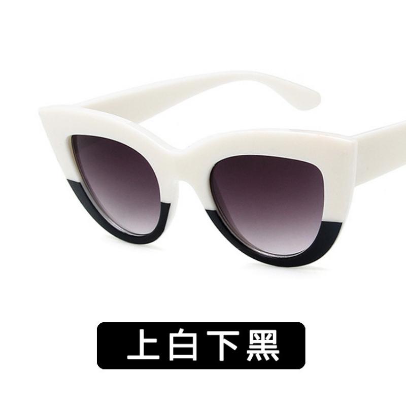New Large Frame Cat Eye Sunglasses Women Vintage Classic UV400 Protection Outdoor Travel Sun Glasses Fashion Eyewear