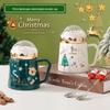 Creative Ceramic Christmas Mug with Lid: Perfect Holiday Gift Box