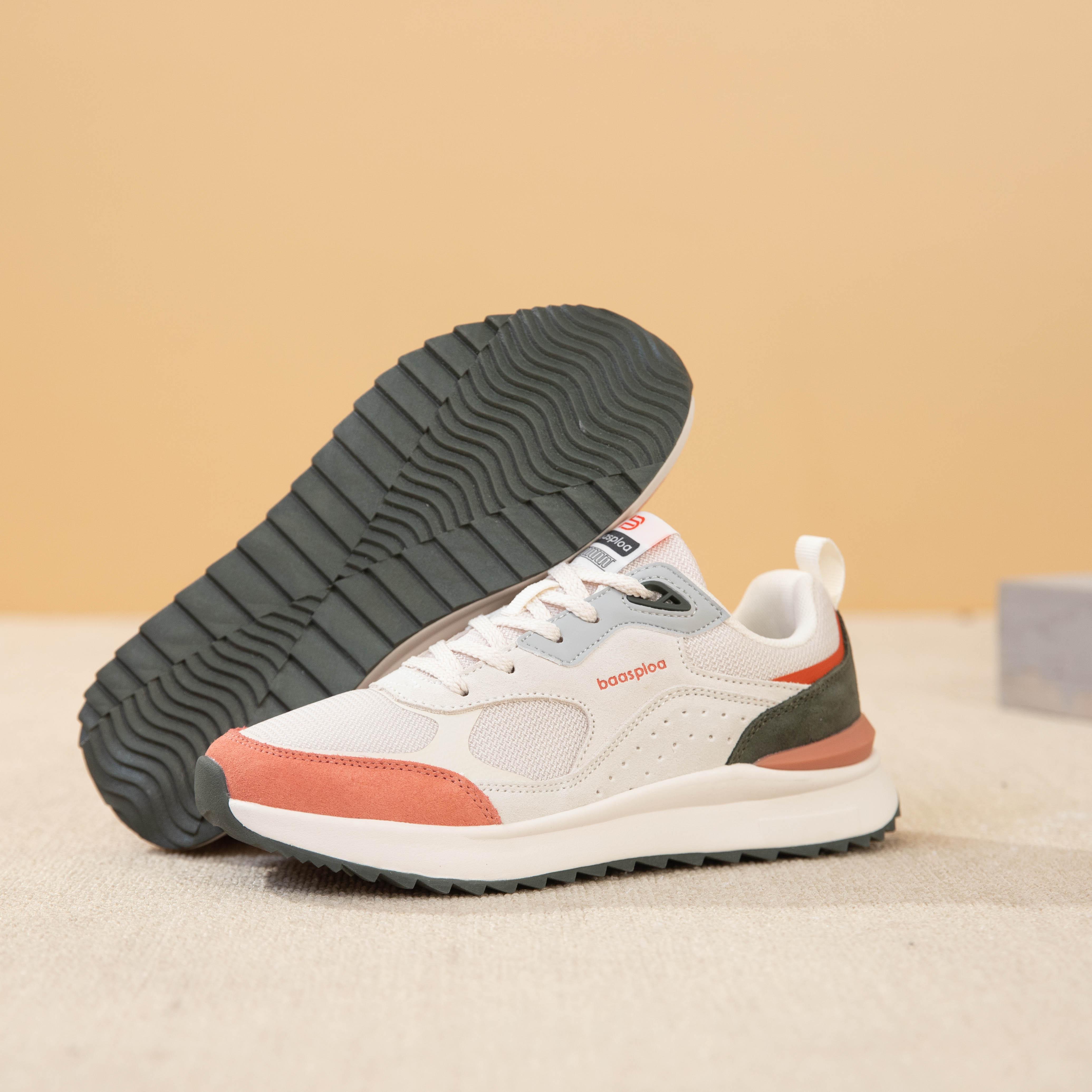 

Baasploa женские повседневные кроссовки кожаные женские мягкие удобные подошвы женские модные универсальные премиальные женские повседневные кроссовки бежевый