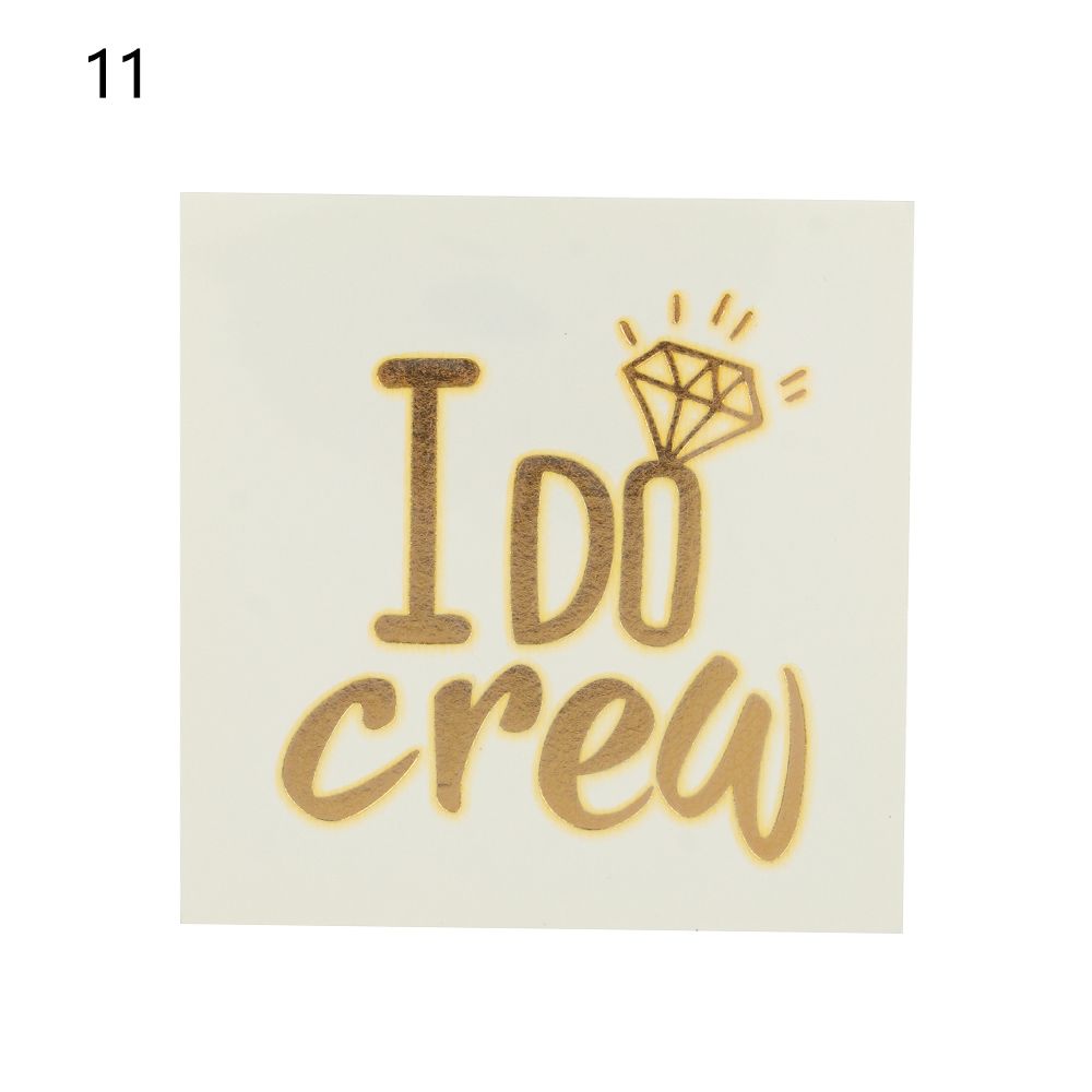 Bernvakarių lipdukas Nuotakos tatuiruotės lipdukas Nuotakos vakarėlio dekoracija Nuotakos komandos laikina tatuiruotė