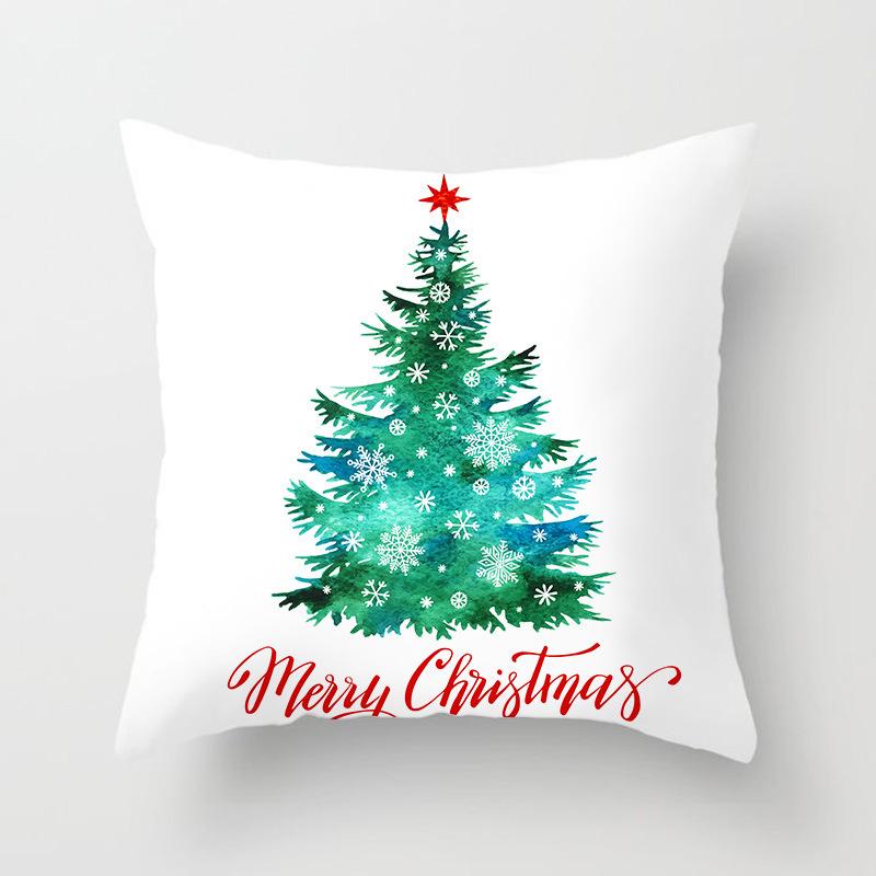 New Santa Claus Snowman Pillow Case Festive Home Decoration Pillow Cushion Case