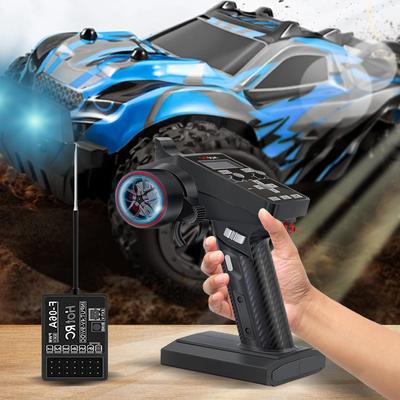 6CH 2.4G RC Transmitter with Receiver with LCD Screen Anti-Jamming Remote Controller Long Distance 300m for RC Car Crawler Boat