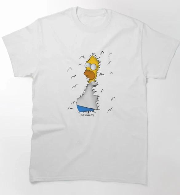 Homer in the bushes Classic T-Shirt S