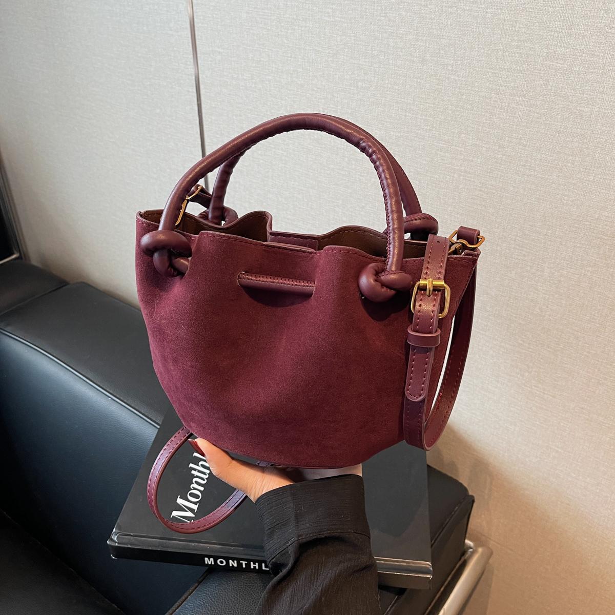 

Ретро кожаная сумка с оборками, модная сумка со съемным ремешком, высококачественная сумка на одно плечо