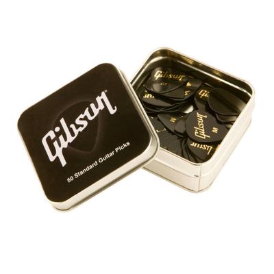 Gibson Dåse Et Sæt med 50 Guitarplektre 'Tear Drop' APRGG50-74XH GG-74XH Ekstra-Tung