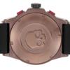 HYDROGEN OTTO CHRONO SKULL Men's Watch, 44mm, Black Dial, Stainless Steel, Rubber Strap, Quartz Movement, Water Resistant To 10 ATM, Fashion Apparel