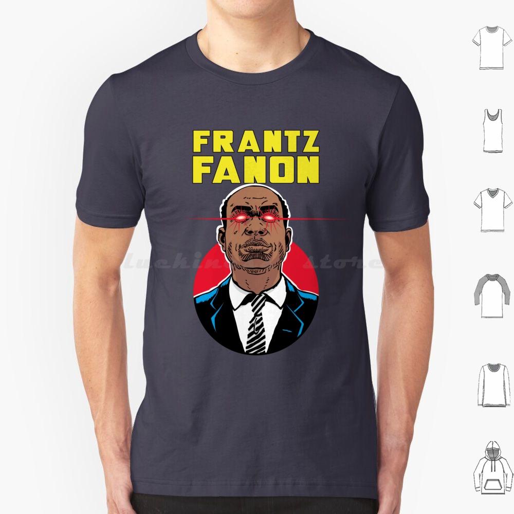 Camiseta Frantz Fanon Está Mirando 6xl Algodón Fresca Tee Fanon Fanon Cómics Superhéroe Socialismo Antirracismo Marxismo Arte Pop