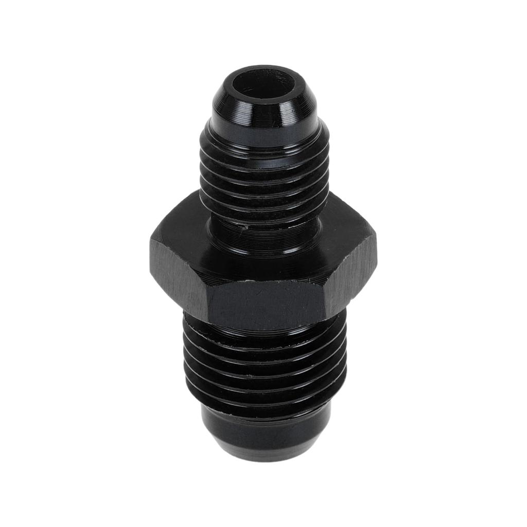 A ABSOPRO Female Flare Reducer Hose Fitting Adapter AN4 AN6 Fuel Line Connector Aluminum Black