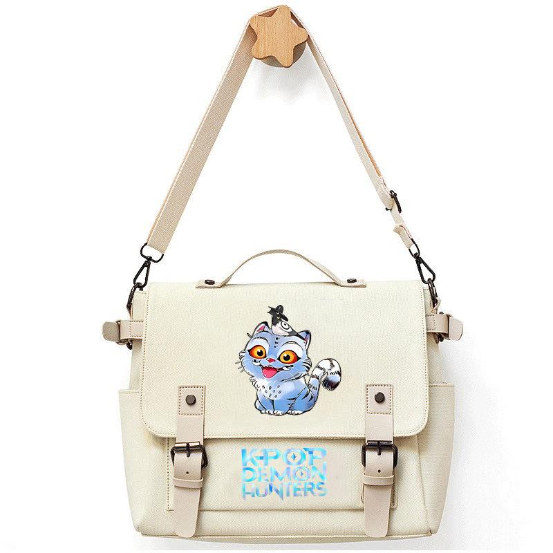Nuova Borsa a Tracolla Borsa a Spalla Borsa a Tracolla Borsa in Tela CLE Stampata Gruppo Kpop Cacciatore di Demoni