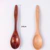 1~6PCS Wooden Spoons Non-Stick Honey Dessert Spoon Coffee Spoons Small Wooden Spoon Coffee Drink Stirrer Teaspoons Tableware