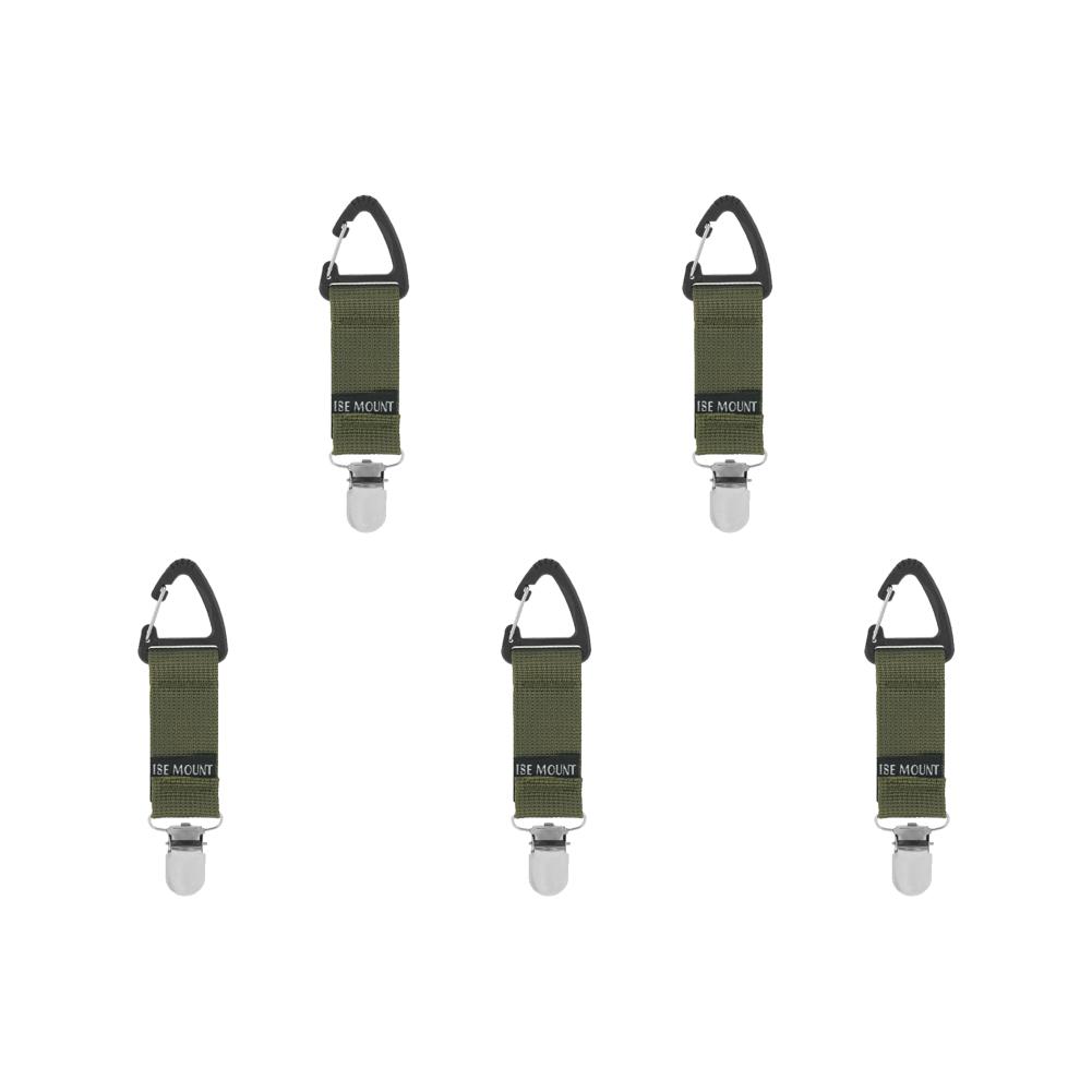 5Pcs Travel Leather Hat Clip Outdoor Backpack Luggage Storage Bag Leather Hat Clip Multifunctional Straw Hat Clip Hat Accessory