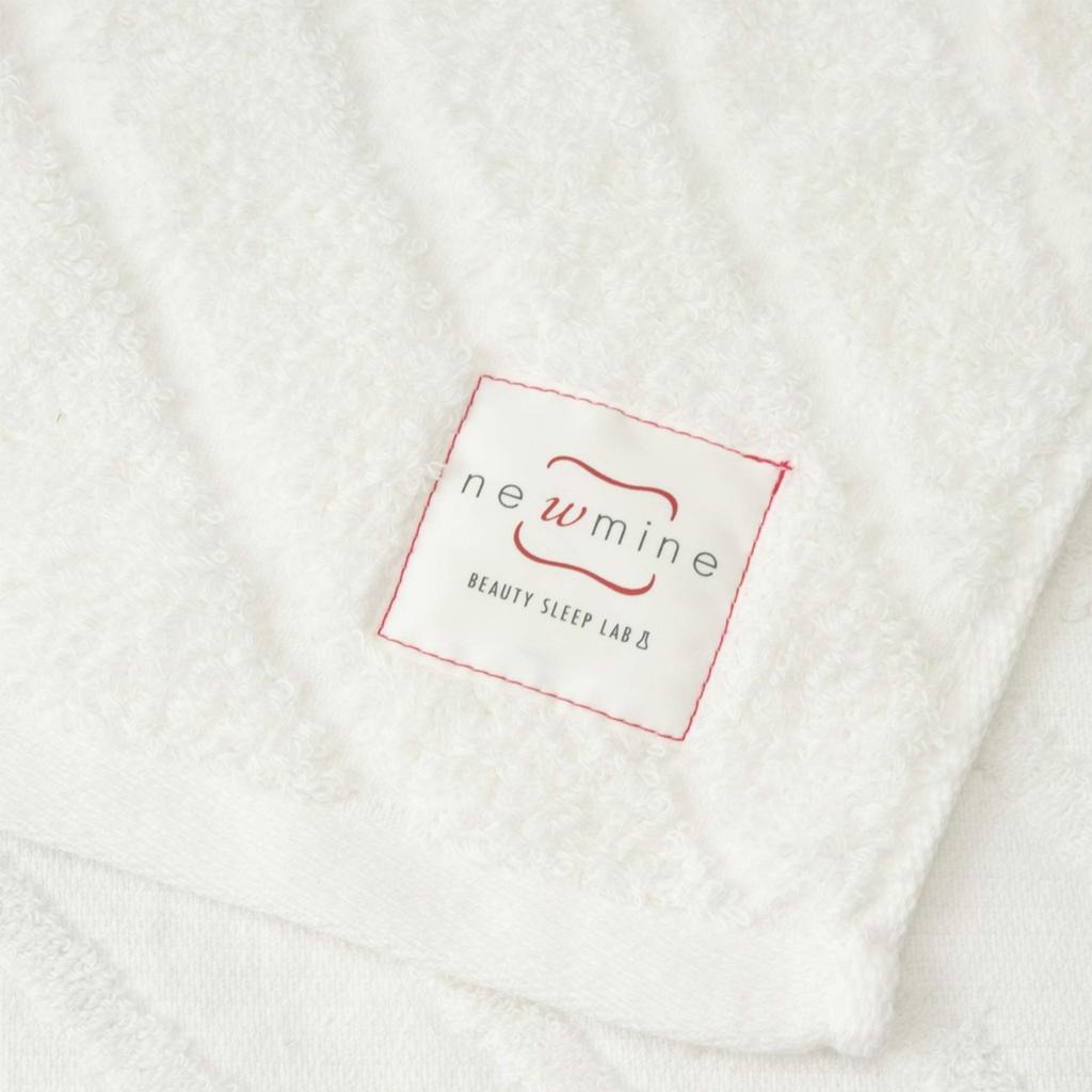 Nishikawa Newmine Imabari Towel White Long Face Towel for Long Made In Fluffier with Each Newmine TT99270630W Hair, 100% Cotton, Japan, Wash, Long,