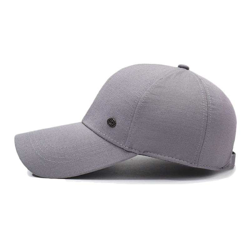 Middle-Aged Men's Baseball Cap Sun Hat Long Brim Cap Old Man Hat