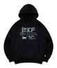 Escape From Sky Blue Kitty Crew Collection Print Hoodie Black