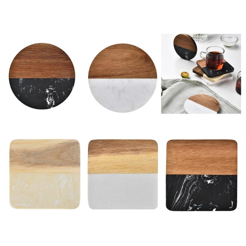 Splicing Untersetzer Modernes Mode-Geschenk für Schlafzimmer Wohnzimmer Heimdekorationen