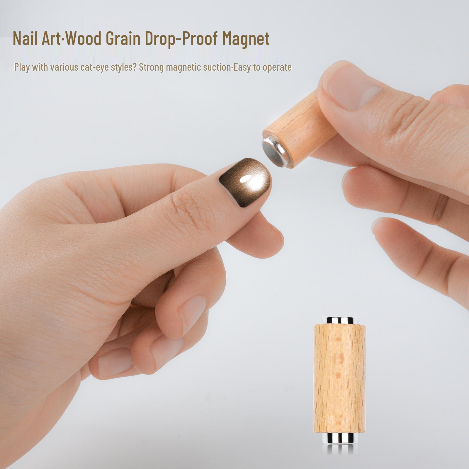 

Cross-border Detachable Nail Art Magnet Rod - Cat Eye & Light Rolling Pin - Drop-proof Design.