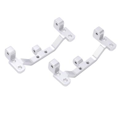 2pcs RC Metal Tie Rod Linkage Axle Mount Fixed Seat for MN MN90 1 12 RC Crawler Upgrade PartsSilver