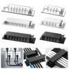 Cable Organizer Cord Management Wire Holder Flexible USB Cable Winder Tidy Silicone Clips For Mouse Keyboard Earphone Protector