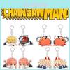Porte-clés Acrylique Double Face Tendance Chainsaw Man Pendentif Sac Pour Enfants Adultes