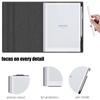 For Remarkable 2 Case Rotating Stand PC+PU Leather E-Reader Cover with Pen Holder