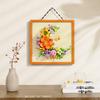 3D Decorative Painting Arts Mini Block Butterfly Flower Moon Photo Frame Idea Construction Building Bricks Toys For Kids Gifts