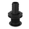 25mm Thru Hull Fitting Nylon Impact Resistance Leakproof Long Lasting Use Thru Hull Connection for Boats Straight