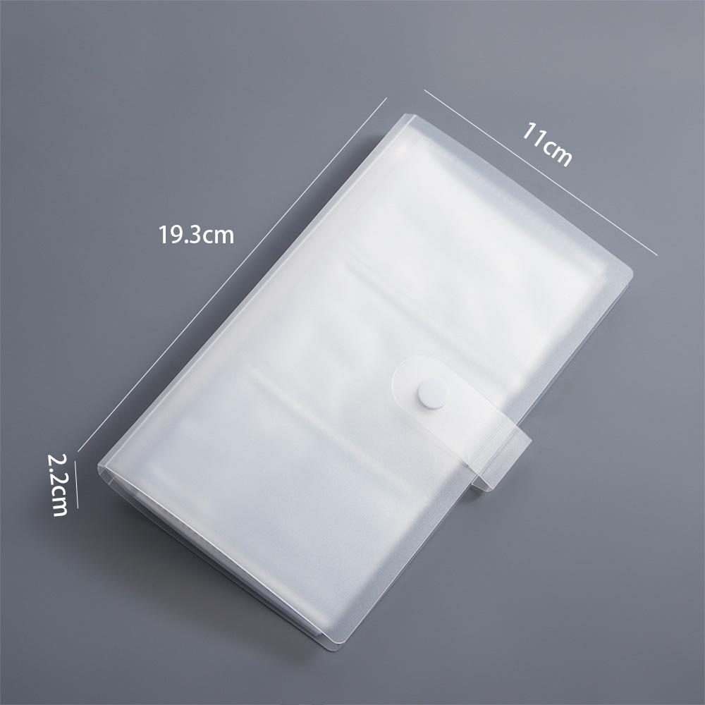 Card Stock Photo Card Book ID Card Holder Ticket Collection Book Picture Storage Case Card Book