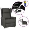 Day and Night - Day and Night Dark Grey Fabric Power Recliner Wingback Chair