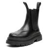 New thick-soled medium-tube cigarette boots autumn and winter new British versatile Chelsea boots men's trendy leather boots 44162-J