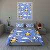 Pandas, stars, clouds. Bedding Duvet cover sets Duvet covers Pillowcases gifts (1 * Duvet Cover 2 * Pillowcases, without duvet insert)