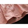 Summer Art Retro Fine Linen Top Women's Thin Cotton Linen Short Sleeved Shirt Blouses & Shirts