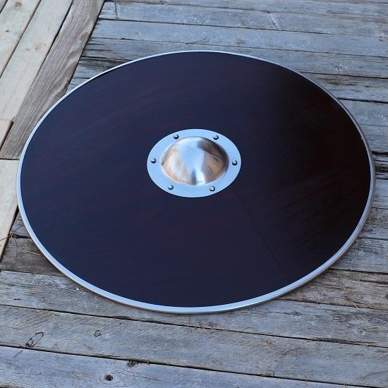 Функциональный деревянный щит Viking Warfare Norse Gokstad — фото 2