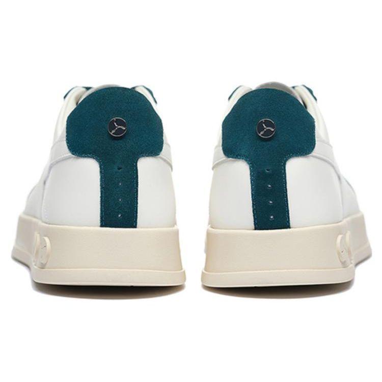 Li-Ning 1990 Klassische Retro Lässige Rutschfeste Leichte Low-Top Sneakers Herren-Sneakers Weiß Grün ALHS027-6