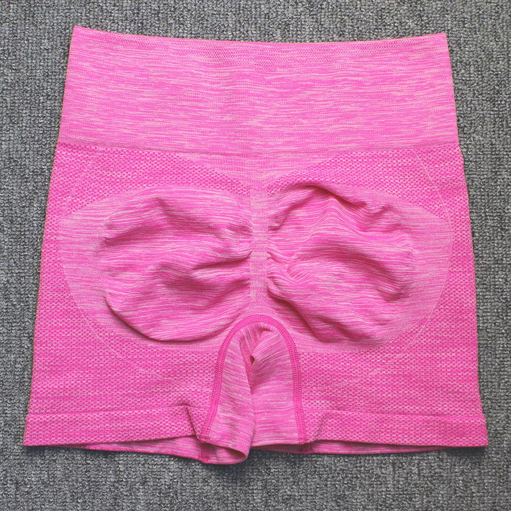 Women's High Waist Peach Butt Lift Yoga Shorts - Quick-Dry, Tummy Control, Three-Point Design