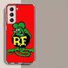 Surf Cool Rat F-Fink Phone Case For Samsung Galaxy S25 Edge S24 S23 FE S21 S20 S10 Plus S22 S26 Ultra Cover Clear Cases TPU Capa