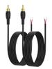 Speaker Wire To RCA Adapter 1 Two Bare Wires To RCA Adapter Repair Cord for Speaker AV Cable, Meter, Amplifiers, Audio/Video Receivers, TVs,