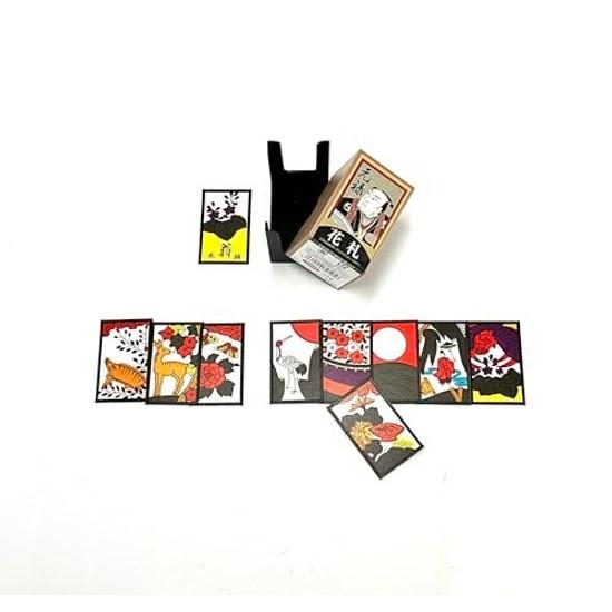 Hanafuda Genroku Autentico Finitura Dorso 88 Carpe Oichokabu 48 Carte Incluse Custodia in Plastica Made Japan Angel Trump HAGE