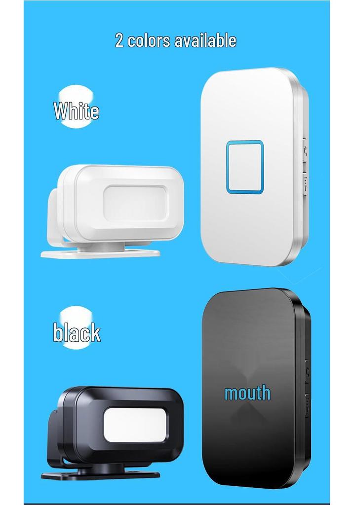 Welcome Sensor Doorbell with Voice Announcement for Store Entrances