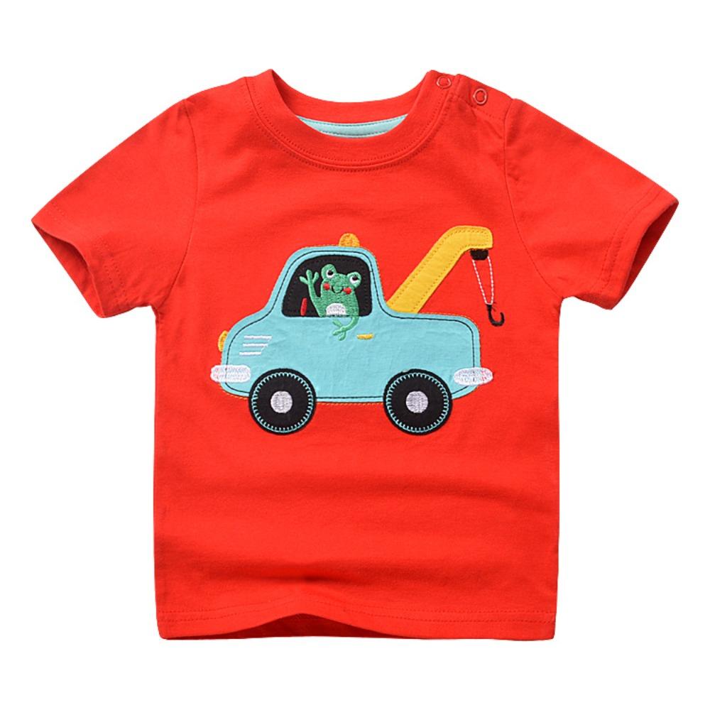 Children s T-shirt Boys Cartoon Short Sleeve T-shirt Children s Summer New T-shirt 100