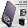 Wallet Case for iPhone 17/Air/16e/15/14/13/12/11 Pro Max 16 Plus Magnetic Card Holder RFID Detachable Kickstand Shockproof Cover