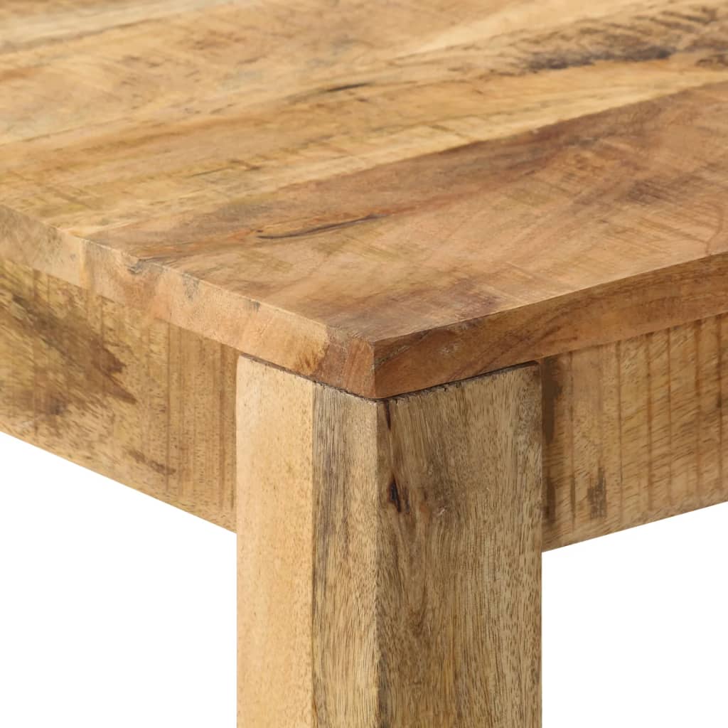 Dining Table Solid Mango Wood 82 X 80 X 76 Cm
