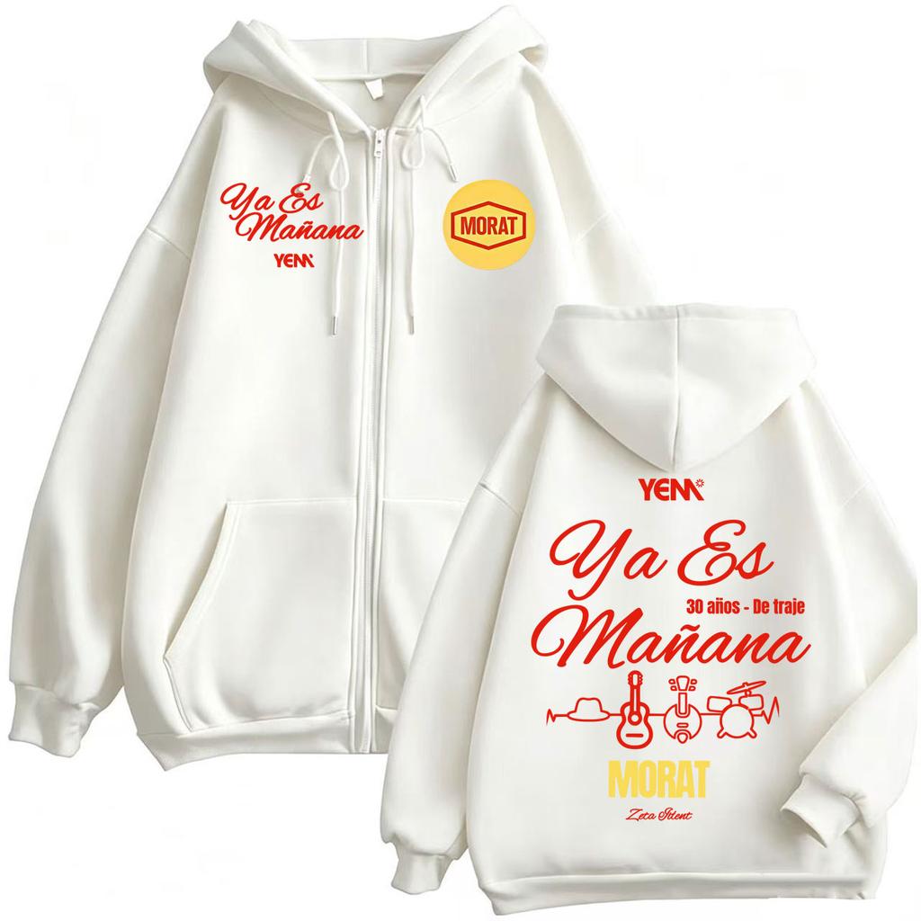 Band Morat Ya Es Manana Yem Jacket Sweatshirts Coats Men's Zip Up Hoodies Bodywarmer Zipper Hooded