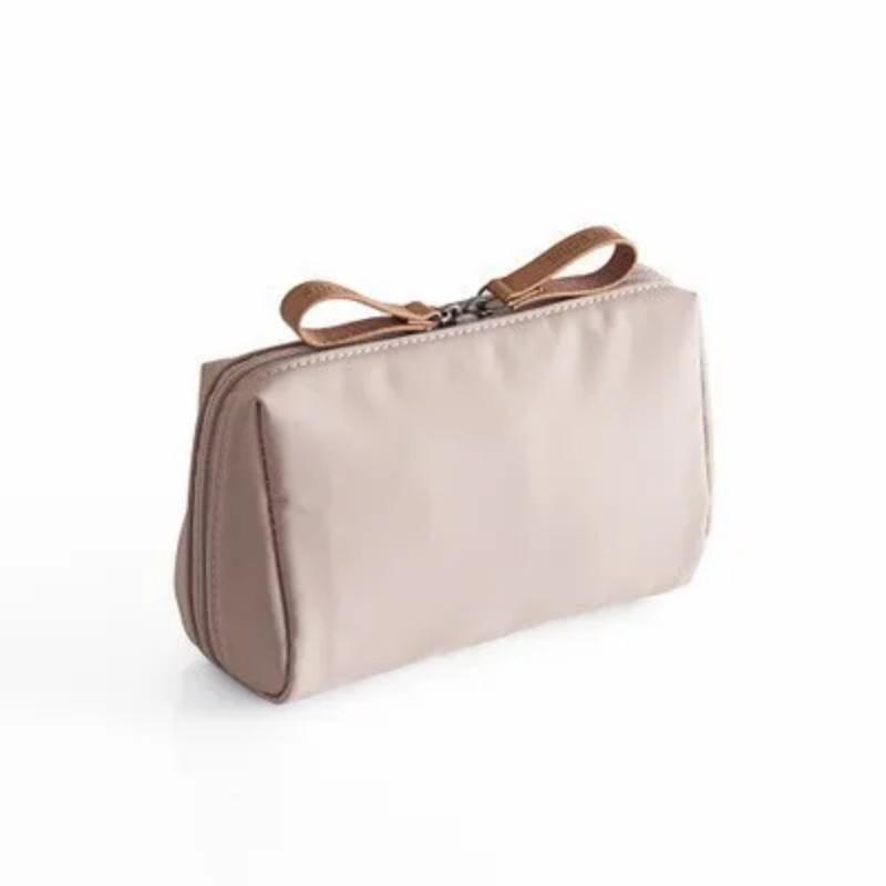 Waterproof Large Capacity Makeup Bag Multiple Colors Dacron Travel Storage Bag Partitioned Cosmetic Pouch Handbag Lipstick Pack