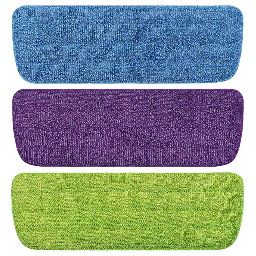 Mop Pad Replacement Wooden Floor Cleaning Cloth Foldable Mop Cloth Replacement for Commercial Bathroom Living Room Hardwood