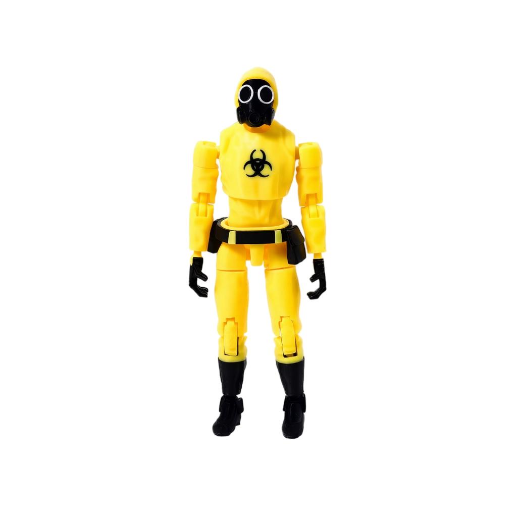 3D Printed Articulated Action Figure Model with Multiple Joints for Collectors and Hobbyists Suitable for Display and Customization