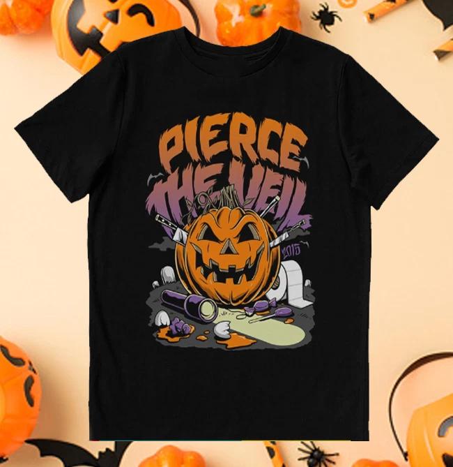 Rare Pierce The Veil Halloween Shirt Black All Size Shirt XL